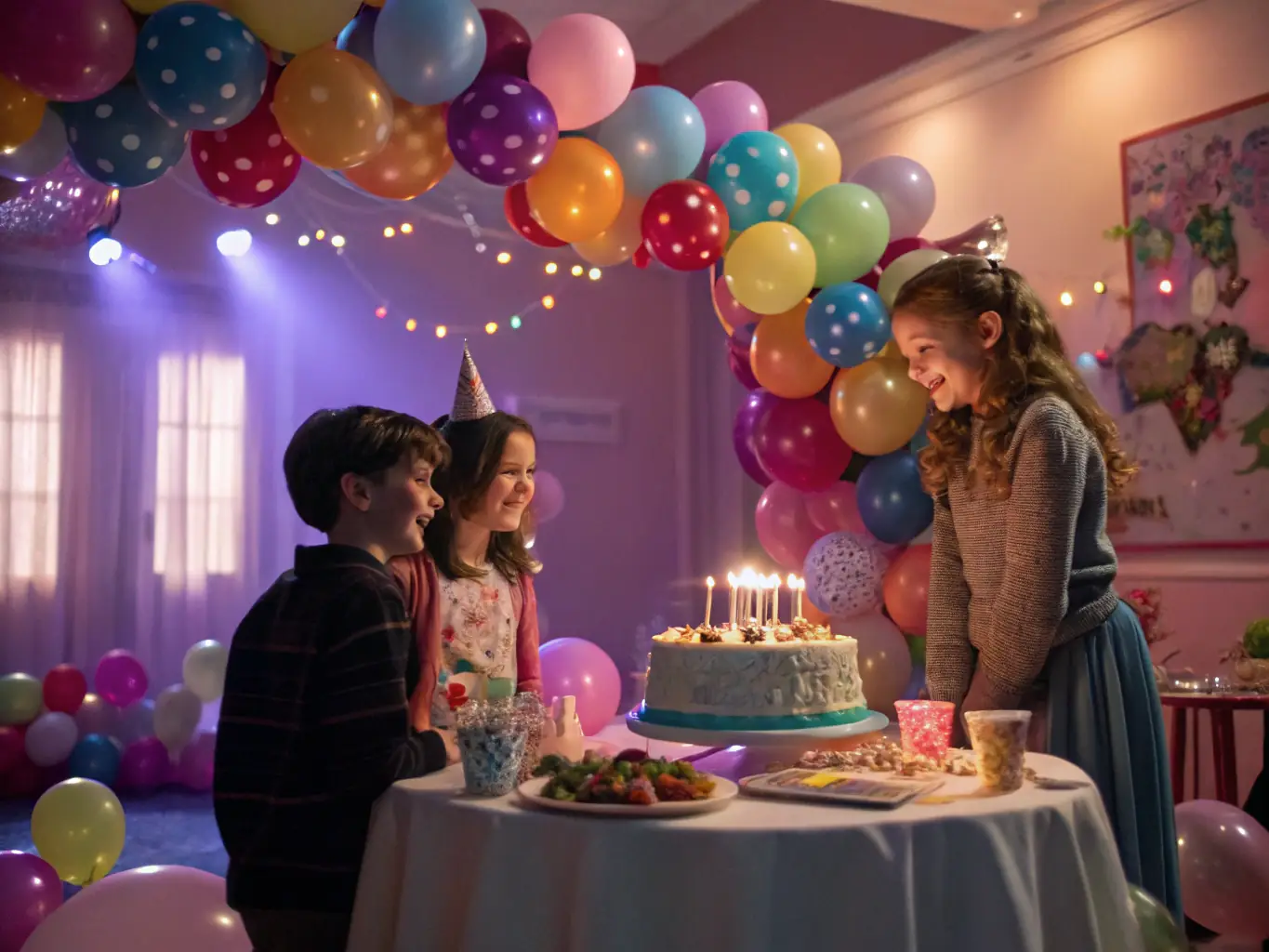 An intimate birthday party with themed décor, balloons, and a cozy atmosphere, illustrating House of Price's private celebration planning.